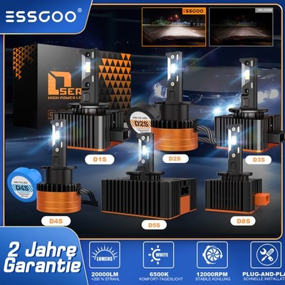 2X H1 H4 H7 H11 LED Scheinwerfer 1:1 Halogen Wei Fern Abblendlicht MitZugelassen