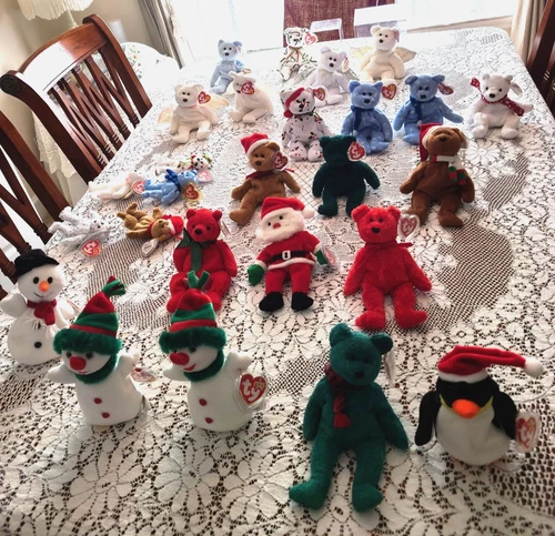 Ty Vintage Christmas Holiday Beanie Babies & Jingle Beanies NWT CHOOSE 1 or more