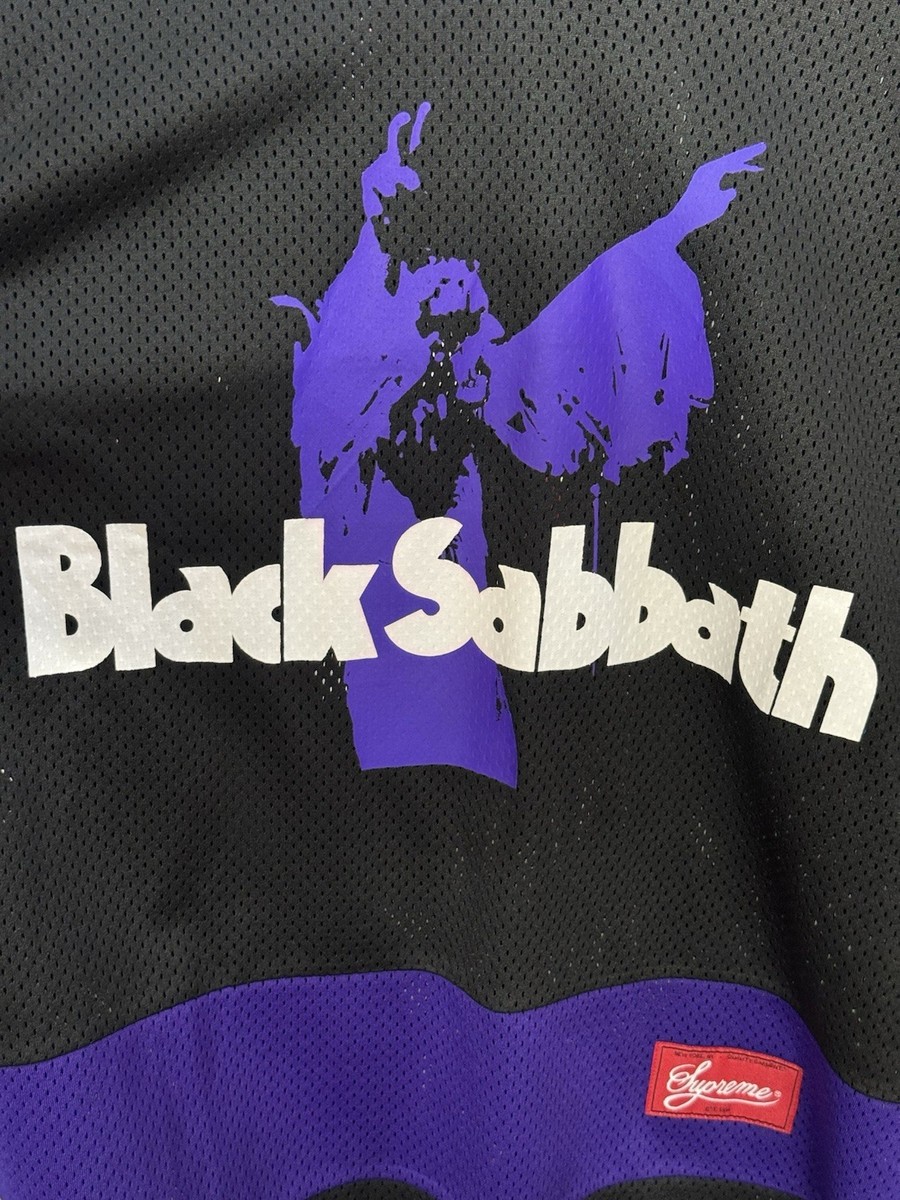 スケートボード Supreme Black Sabbath Hockey Jersey SUPREME x Black Sabbath Hockey Jersey Ozzy Black/Purple NWT