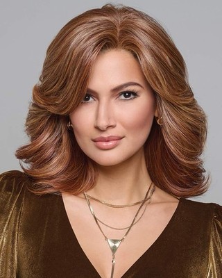 FLIP THE SCRIPT Wig RAQUEL WELCH Pale Golden Honey RL16/88 AVG Mono Top Lace NEW