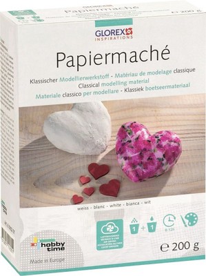 Glorex Papiermaché 200 g  Knet- & Modelliermaterial