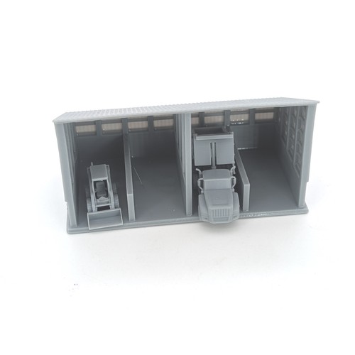 N Scale Commodity Storage Building | Whistle Stop Models | 1/160