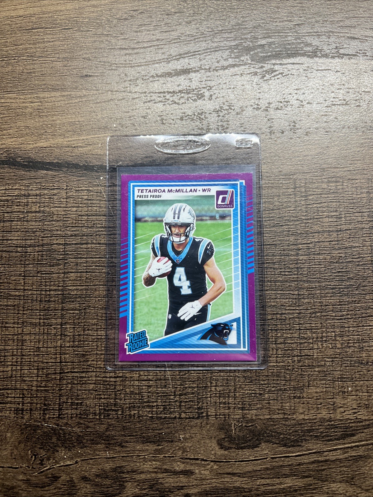 2025 Panini Donruss - Rated Rookie Tetairoa McMillan #314 Purple Press Proof