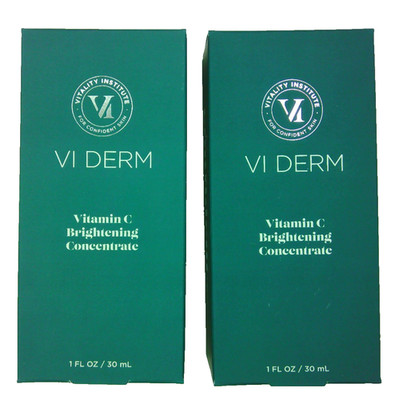 Vi Derm Vitamin C Brightening Concentrate 1 fl oz/30 ml [2 Pack]*NIB