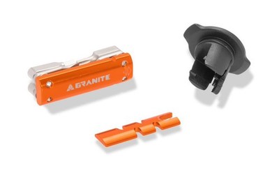 Granite Stash Ersatz-Multifunktionswerkzeug-Set, Orange, 8-teilig