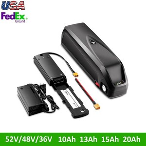 52V 48V 36V 10Ah/13Ah/15Ah/20Ah Ebike Lithium Battery For 200W-1800W Motor