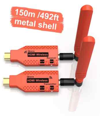 150m Wireless HDMI Extender PC To TV Share Display Video Transmitter & Receiver