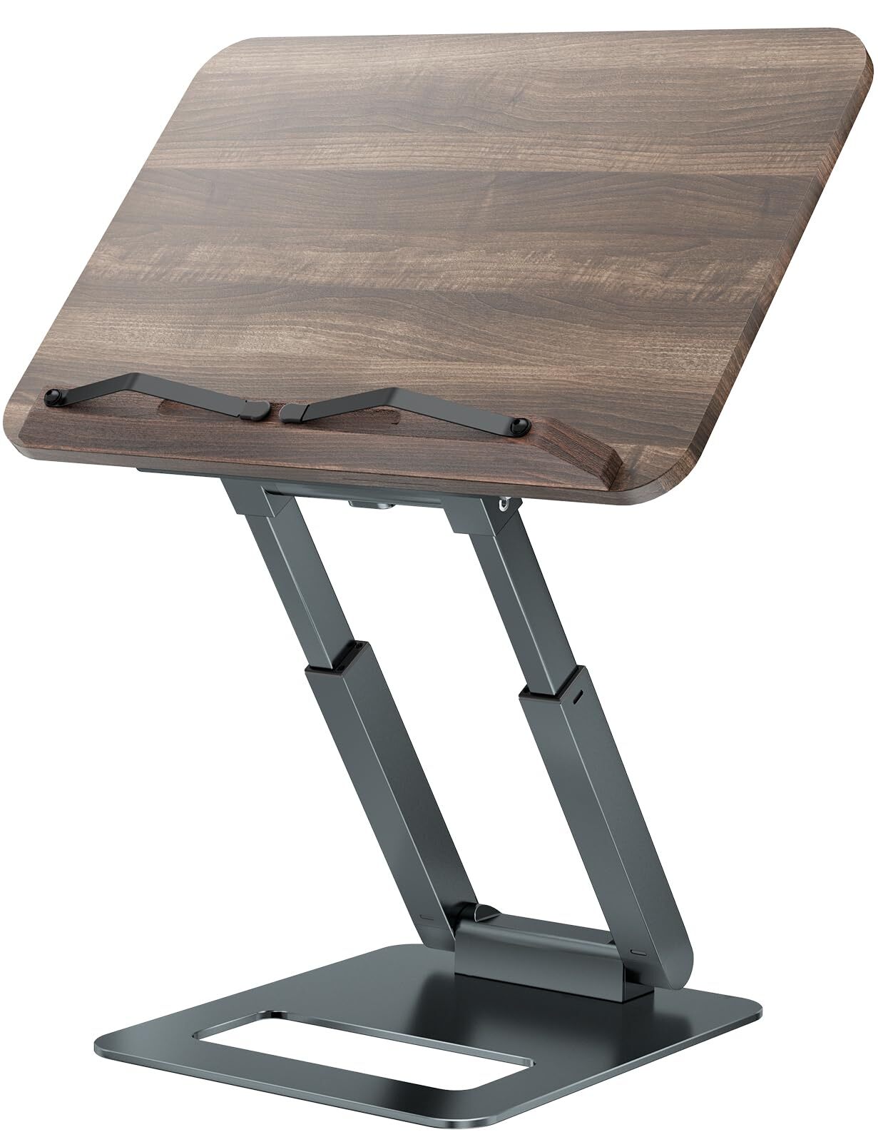 Book Stand, Telescopic Book Holder Stand, Adjustable Height Pull Out Design E...