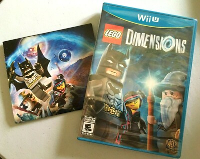 *New Factory Sealed Lego Dimensions Nintendo Wii U Wiiu Game, Manual, & Poster 