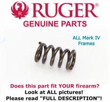 Factory RUGER Safety Detent Spring Mark 4 & (MK IV 22/45 and MK4 LITE)