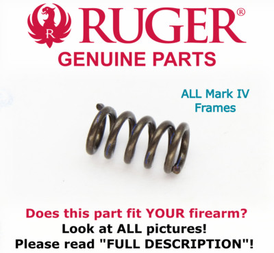 Factory RUGER Safety Detent Spring Mark 4 & (MK IV 22/45 and MK4 LITE)