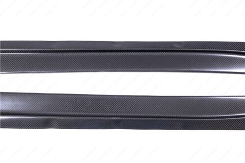 MATTE CARBON Fe*ed Style Side Skirt Extension Kit For 1992-1997 Mazda RX7 FD3S - Picture 15 of 24