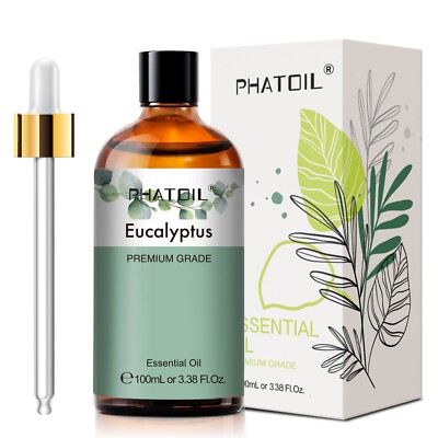 100ml Natur Rein Eukalyptusöl Ätherisches Öl für Diffusor, Aromatherapie,DIY