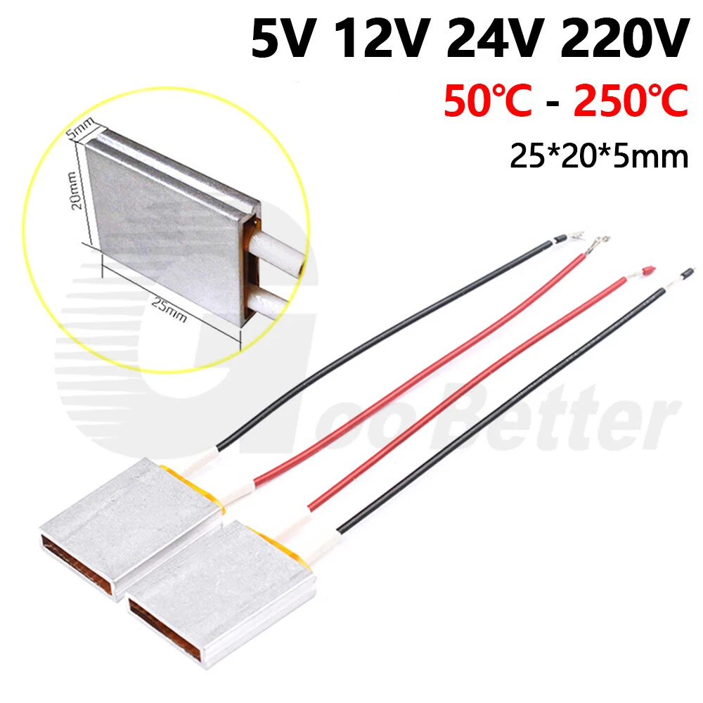 5V-220V PTC Heater Element Constant Temperature Tablet Thermostat Heating  Plate | eBay