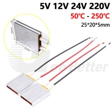 5V-220V PTC Heater Element Constant Temperature Plate Thermostat Heating Tablet
