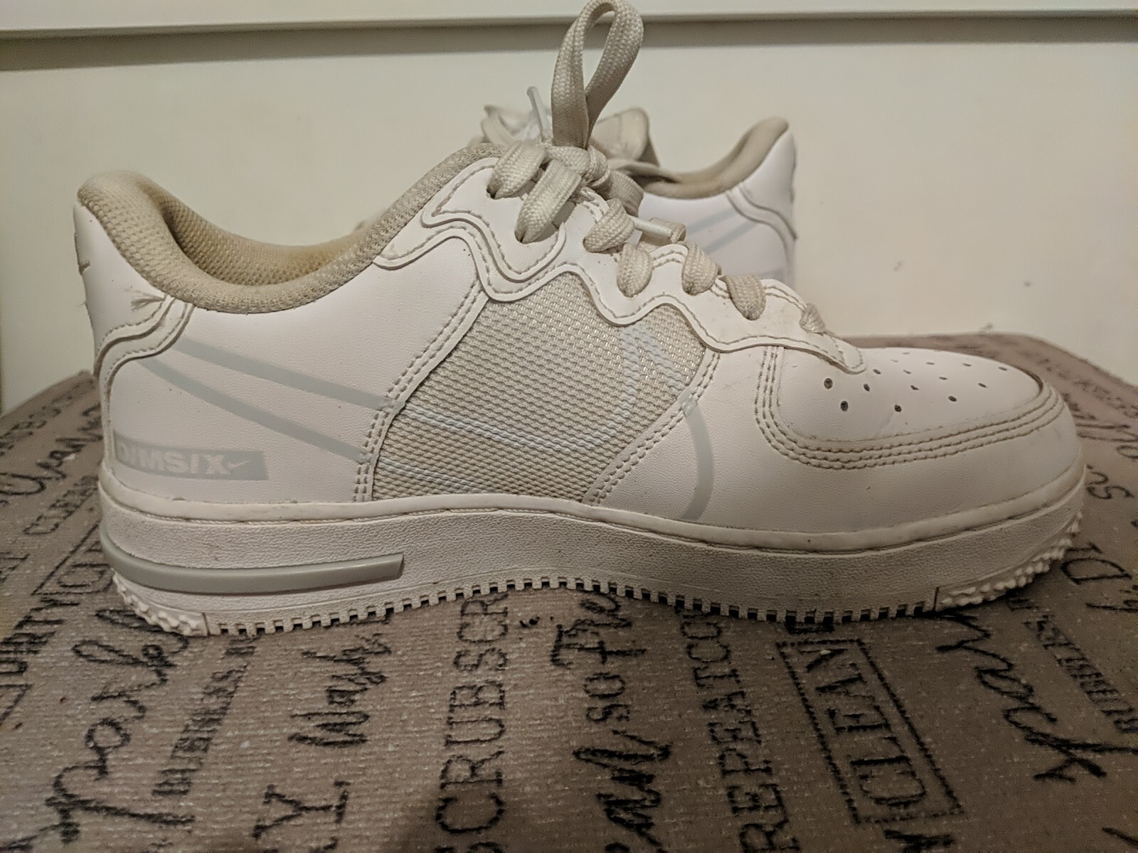 Nike Air Force 1 React Dimsix Low White Women's T… - image 18