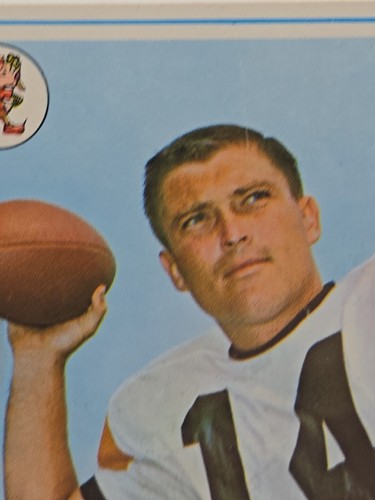 1968 Topps #189 Bill Nelsen Cleveland Browns - Picture 3 of 6