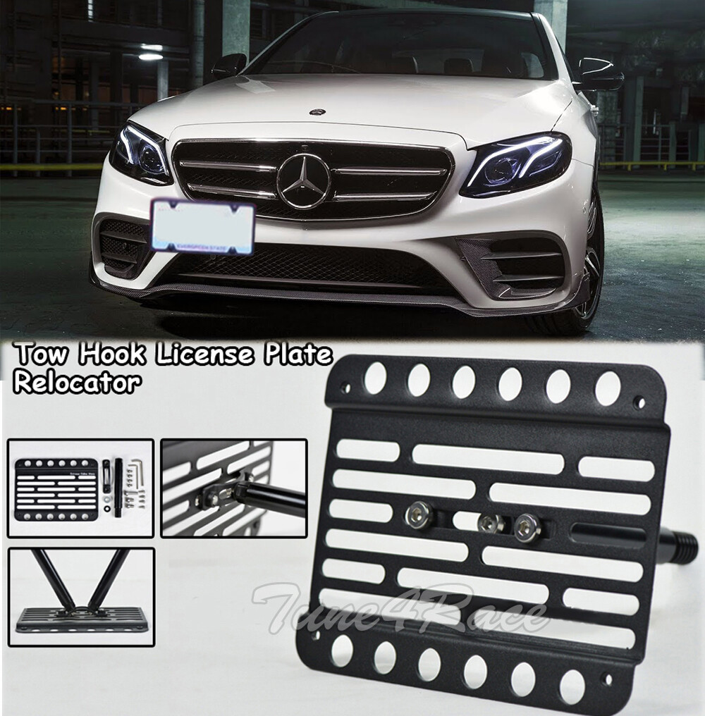 For 17-Up Mercedes Benz E-Class W213 Front bumper Tow Hook License