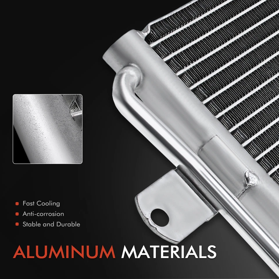 AC Condenser w/ Receiver Drier for Volkswagen Beetle Golf Jetta Audi TT Quattro - Image 2 of 4