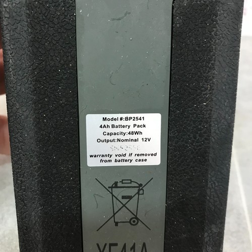 Tracer 12V 4Ah Lithium Polymer Battery Pack | BP2545 | Barely Used + Cables - Picture 11 of 11