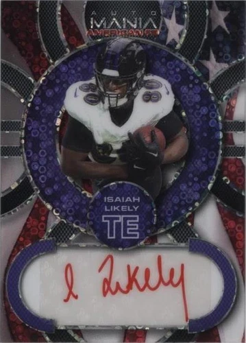 2022 Wild Card Auto Mania American Football Isaiah Likely #AMA-C39