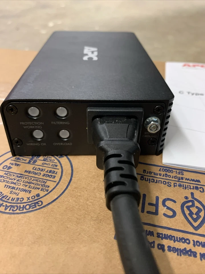 Chief APC C2 Power Filter APC AV C Type 2 Outlet Wall Mount 120V OEM PLUG - Image 2 of 4