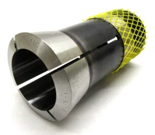 CLEAN! HARDINGE 1-9/16" 16C ROUND COLLET w/ INTERNAL THREADS
