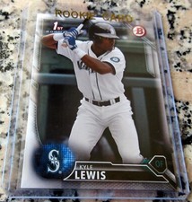 KYLE LEWIS 2016 Bowman #1 Draft Pick 1st TRUE Rookie Card RC ROY Diamondbacks $$. rookie card picture