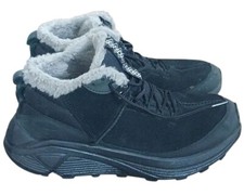 vintage Women's Snow Boots Winter Shoes with Warm Fur Lined Comfortable size 40