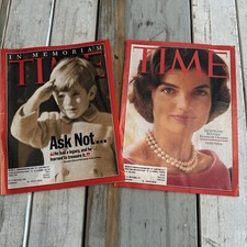 Time Magazine Jacqueline Bouvier Kennedy Onassis 5/30 1994 & IN MEMORIAM 8/2/99