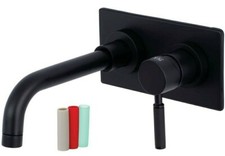 NEW Kingston Brass KS8110DKL Kaiser Bathroom Faucet 8-7/16 In Spout matte black