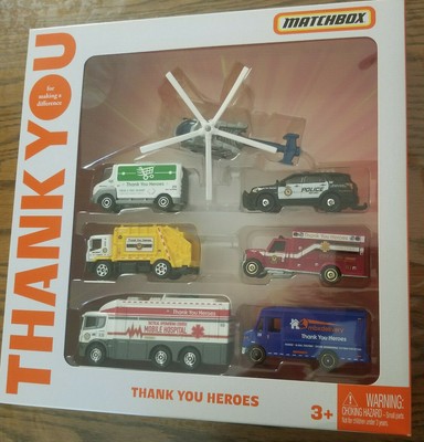 Matchbox Fire Police Ambulance 2020 