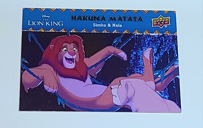 2020 Upper Deck Disney Lion King Hakuna Matata LTFX 12/99 Simba & Friends #HM-26