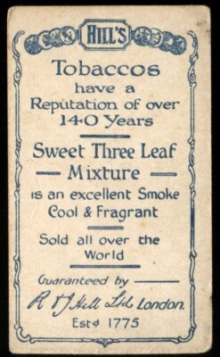 Tobacco Card, R&J Hill, ACTRESSES, Chocolate Tinted, 1917, Daisy Markham