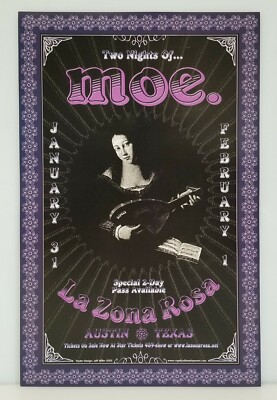 Two Nights of Moe 2003 La Zona Rosa Austin Texas 11 x 17