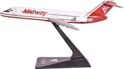 McDonnell Douglas DC-9-41 1:200 スケール McDonnell Douglas DC-9 Midway Airlines 1/200 Scale Model by Flight