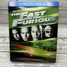 Fast Furious 1 Steel book Blu-Ray DVD Limited Edition, Minor scratches