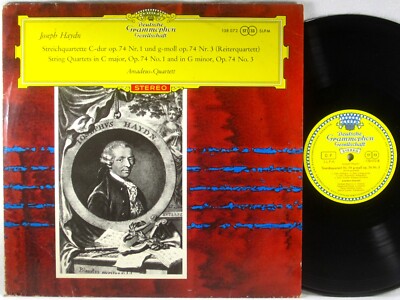 DGG RED STEREO TULIP 1960 Haydn AMADEUS STRING QUARTET Op. 74 SLPM 138 072 EX+