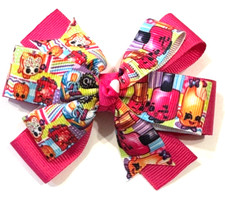 Beautiful Shopkins inspired hairbw for girls.