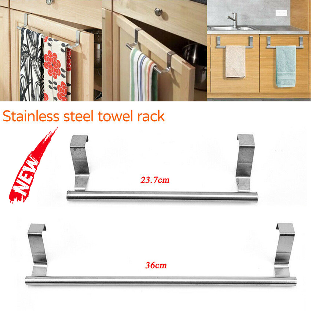 Over Cabinet Door Metal Dish Hand Towel Holder Kitchen Hook Bathroom Rack Hanger Over Cabinet Door Metal Dish Hand Towel Holder Kitchen Hook Bathroom Rack Hanger