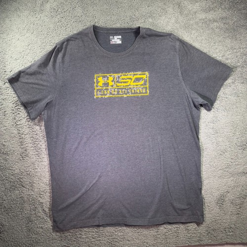 Under Armour Shirt Men 2XL Curry I Can Do All Things #30 Warriors NBA Steph Gray - Picture 2 of 11