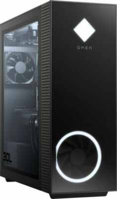 HP Omen 30L (1TB, Ryzen 5 5600G, 4.40GHz, 16GB) Desktop - Black - GT13-1074