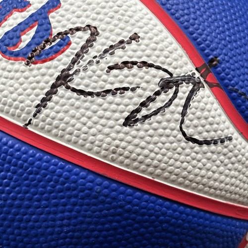 KEVIN DURANT SIGNED mini basketball - NJ/BROOKLYN NETS w/COA - Picture 2 of 4