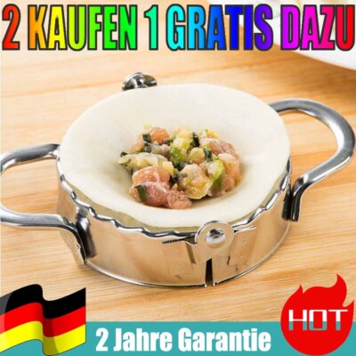 304 Edelstahl Teig Presse Maker Knödel Pie Ravioli Form Ravioliformer Knödelform