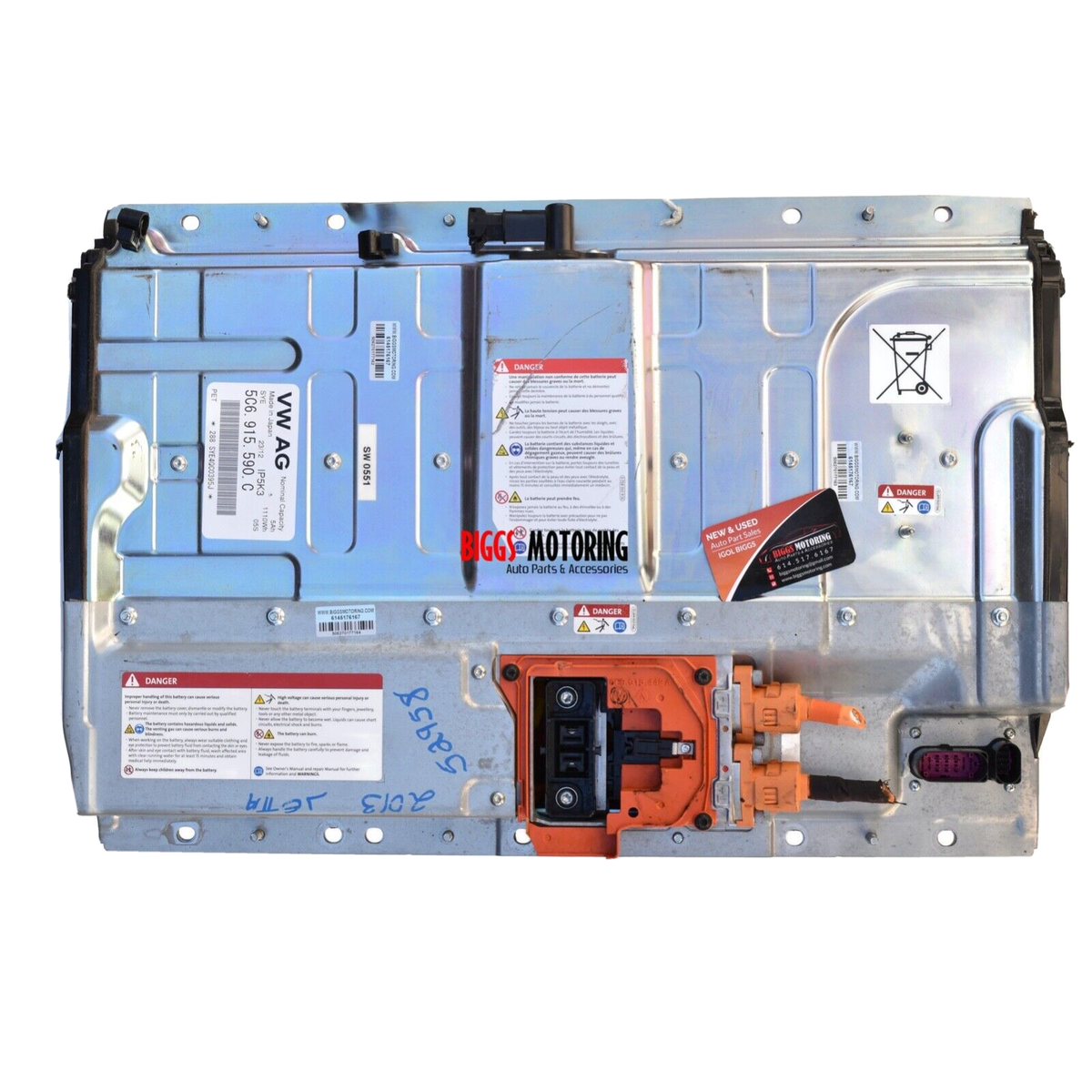 2013-2016 Oem VW Volkswagen Jetta A6/Mk6 1.4L Hybrid Battery Pack