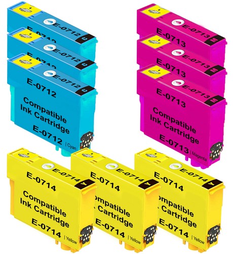 Lot Compatible Ink Cartridges For Epson T0715 - Cyan Magenta Yellow Black - - 第 3/41 張圖片