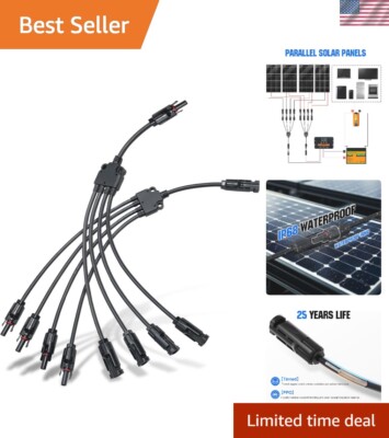 Y Branch 1 to 4 Parallel Solar Connectors - Enhance Your Solar System Efficiency