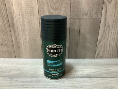 Brut SHAVE CREAM by Faberge New Improved! TRI-GUARD FORMULA 11 oz.