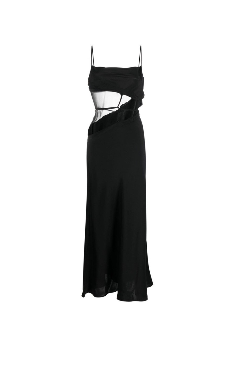 christopher esber sheer silk maxi dress Christopher Esber