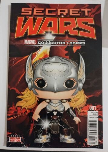Marvel Comic Book SECRET WARS #1 MCC Funko "Lady Thor"/Jane Foster Cover Variant - Afbeelding 1 van 12